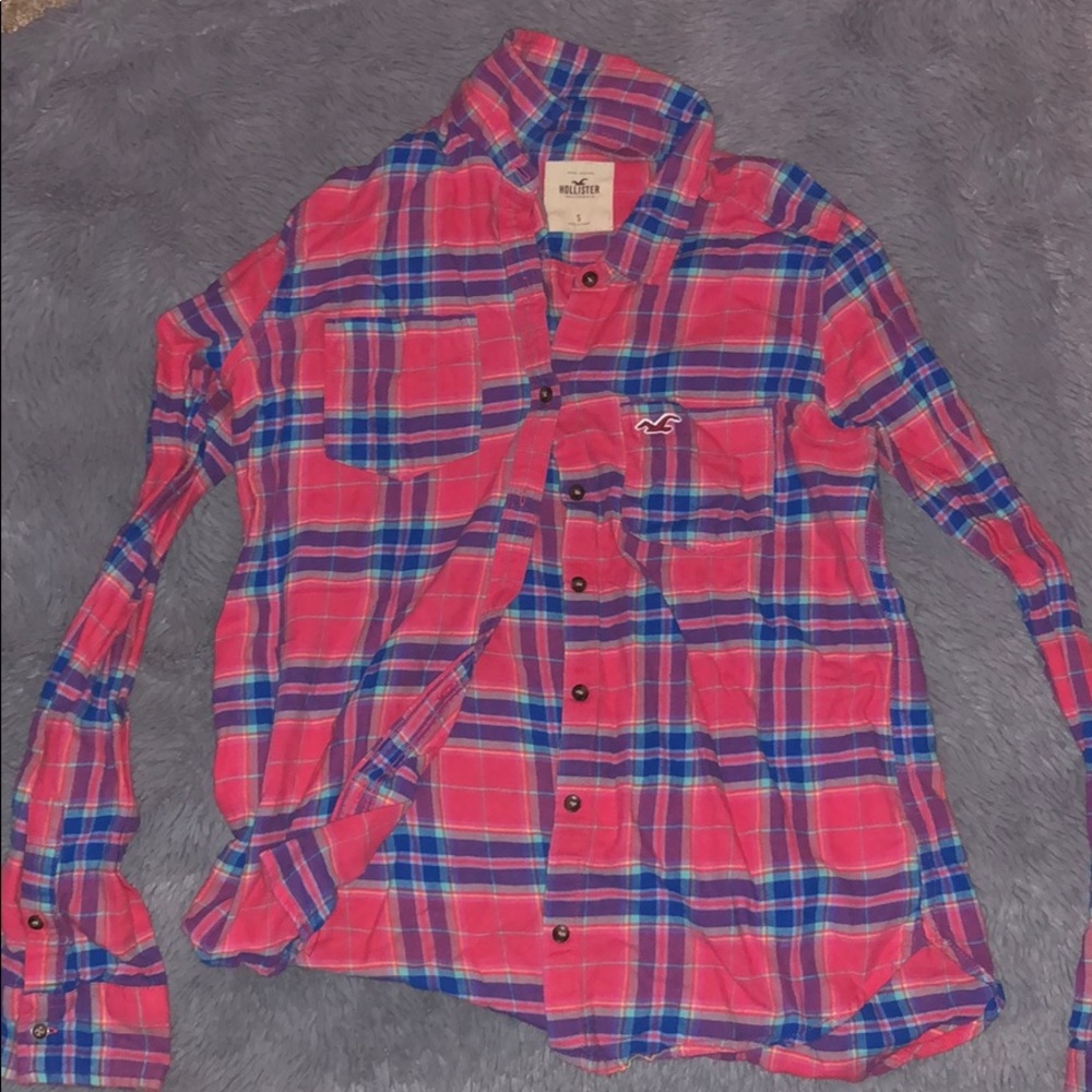 Hollister button up flannel
